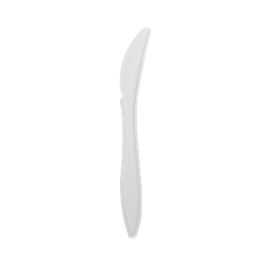 Karat PP Plastic Plastic Medium Weight Knives - White - 1,000 ct