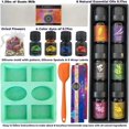 thumbnail image 6 of Soap Making Kit for Adults, Make Your Own Soap with Melt & Pour DIY Natural Soap Supplies; 6 Essential Oils, Silicone Soap Mold, Spoon, Dried Flowers, 1.5lbs. Goats Milk Soap Base, 4 Colors, 9 Labels, 6 of 10
