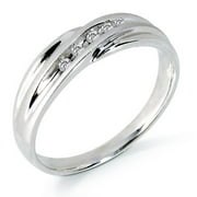 1/10 Carat Diamond Men's Ring -- Camelot
