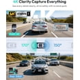 thumbnail image 3 of BOTSLAB G300H Plus 4K STARVIS 2 Dual Dash Cam Front and Rear, 64GB Card Included, WDR Night Vision, Voice Control, 5.8GHz WiFi, 3 of 10