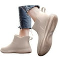 thumbnail image 2 of KANG Women's Rain BOOTS Fashionable Low Cut Rubber Boots Non Outdoor Work Shoes All Season Comfortable Casual Wear Lightweight Portable Garden Shoes, 2 of 9