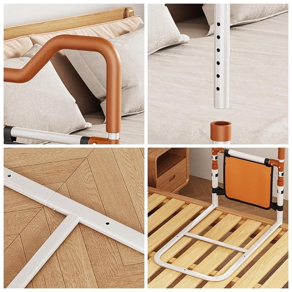 Barandillas de cama para adultos mayores, barandillas de asistencia para cama, protección contra caídas, asistente de estabilidad y movilidad, altura
