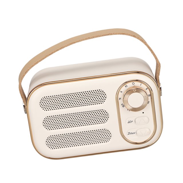 Altavoz Inalámbrico Vintage, Altavoz Estéreo Compacto Con Carga USB Para El Hogar Para Ordenador Portátil