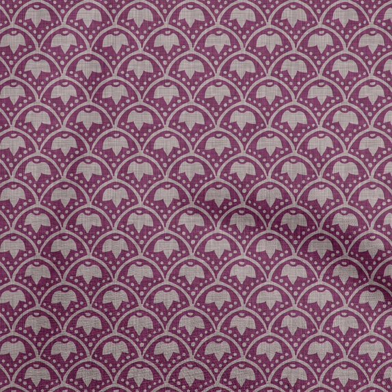 oneOone Viscose Chiffon Dark Magenta Fabric Block Craft Projects Decor Fabric Printed By The Yard 42 Inch Wide-FF
