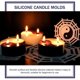 thumbnail image 2 of 2pcs Tai Chi Silicone Candle Making Molds DIY Candle Molds Silicone Models for DIY, 2 of 4
