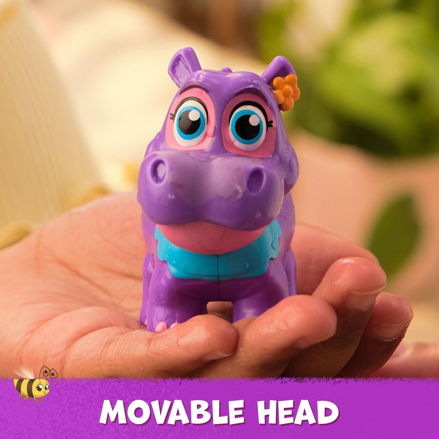 Vida la Véto, Coffret Bain moussant de Juno avec figurine de Vida, figurine de Juno qui change de couleur et accessoires médicaux, jouets pour filles et garçons à partir de 3 ans