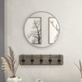 thumbnail image 3 of HBCY Creations Silver Circle Wall Mirror 20 Inch Round Wall Mirror for Entryways, Washrooms, Living Rooms and More (Silver, 20"), 3 of 9