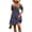 Royal Blue, variant on Women's Dresses Casual Summer Print Ruffle A Line Short Sleeve Mini Floral Dress for Women
