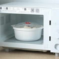 thumbnail image 6 of S/M/L Microwave Oven Special Box Steamed Dumpling Rice Container Heated Soup Pot Hot Steamed Buns With Lid Cooking Gadget, 6 of 9
