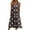 Brown, variant on Easter Dresses for Women 2024 Casual Loose V Neck Sleeveless Button Up Small Daisy Print Pocket Easter Dresses