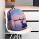 thumbnail image 5 of Disketp Night Sky Elk Mochila Ligera Clásica con Múltiples Bolsillos, Mochila Casual para Hombre y Mujer, Ideal para Escuela, Trabajo y Viajes, 5 of 6