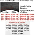 thumbnail image 6 of Spare Tire Cover Butterfly and Sunflower She is Sunshine Wheel Protectors Waterproof Dust-Proof Wheel Covers Universal Fit for SUV Truck Trailer RV Camper Travel Trailers, 6 of 7