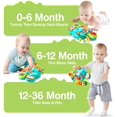 thumbnail image 5 of Juguetes para niños de 1 a 2 años Banco de herramientas musical multifunción grande y grueso Juguetes para niños pequeños, Juguetes educativos de construcción para niños de 1, 2 y 3 años Niñas Bebés, 5 of 5