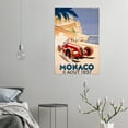 thumbnail image 2 of Monaco Grand Prix 1937 - Vintage Auto Racing Poster (24x36Inches), 2 of 6