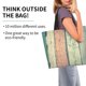 thumbnail image 2 of Balery Hardwood Bolsa Tote Estilo Estético con Cremalleras, Bolsa de Hombro, Bolsa de Compras Grande y Plegable, 2 of 8