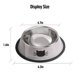 thumbnail image 3 of Cuencos antideslizantes de acero inoxidable Cat Bowls Rapsrk, 2 unidades, para comida y agua, 3 of 8