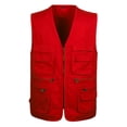 thumbnail image 1 of Lefu Men Multi Pocket Camera Outdoor Travelers Fishing Working Photography Vest, 1 of 7