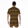 thumbnail image 2 of Tribal Egypt Pattern Short Sleeve Men'S Rompers, Egypt Egyptian Casual Summer Jumpsuits Outfit, 2 of 4