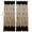 Brown, variant on Brown Geometric Blackout Curtains for Bedroom/Living Room, Pinch Pleated Black Out Curtains, Modern Abstract Art Ombre Room Darkening Window Drapes with Hooks 2 Panels, 59"x70"