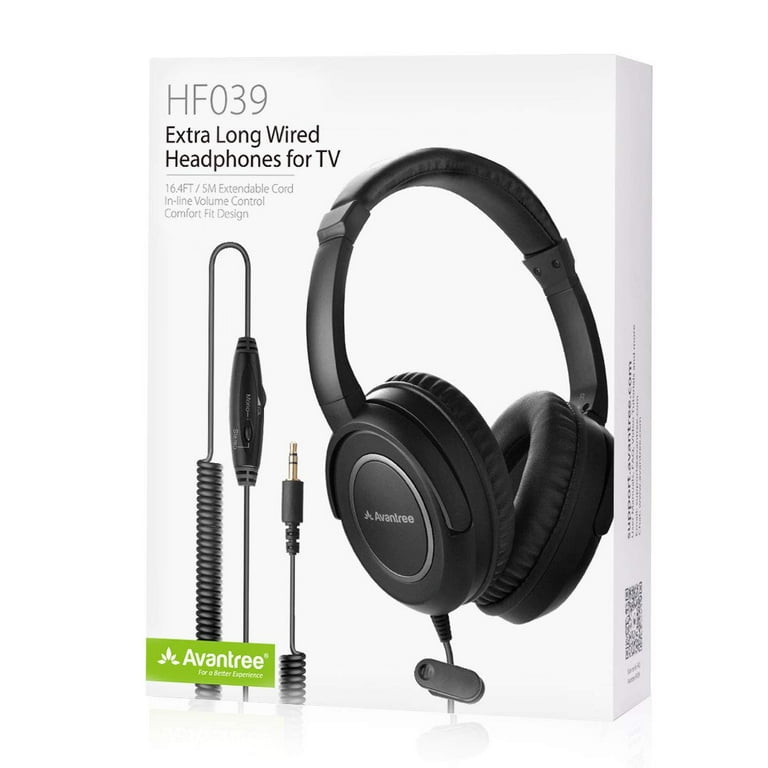 Avantree long cord 2025 headphones