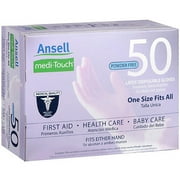 Medi Touch Powder Free Latex Gloves, 50ct