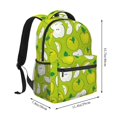 thumbnail image 2 of Balery Green Apple Mochila Escolar Impresa, Mochila Ligera para Viajes Casual, Mochila Duradera y Cómoda Multifuncional, Mochila para Laptop-One Size, 2 of 5