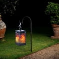 thumbnail image 5 of PBAZIH Solar Flame Lamp, Outdoor Hanging Solar Lamp, Hollow Design Courtyard Garden Decorative Light, Weatherproof IP67, Auto On/Off, Easy Install for Lawn, Patio, Garage, 5 of 8