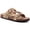Apricot, variant on Unisex Cork Footbed Slide Sandals, Adjustable Buckle Sandal Slippers for Women with Arch Support, Apricot