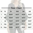 thumbnail image 4 of Weiqiqre Womens Fall Clothes Casual 3/4 Ruffle Sleeve Blouse Chiffon V Neck Evening Party Night Out Wedding Cocktail Shirt, 4 of 7
