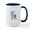 White/Navy Inside, variant on CafePress - Dabbing Easter Bunny Mugs - 15 oz Ceramic Large White Novelty Mug