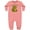 Mauve, variant on Snappy but Sweet Cute Alligator Baby Fleece Romper