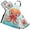 Cartoon Cute Octopus in Sea, variant on Abstract Indigo Oil Painting 5 Pcs Kitchen Set Heat Resistant Oven Mitts and Non-Slip Pot Holders with Adjustable Cooking Apron
