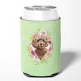 thumbnail image 2 of Carolines Treasures CK4413CC Chocolate Cockapoo Green Flowers Can or Bottle Hugger Can Hugger multicolor, 2 of 5