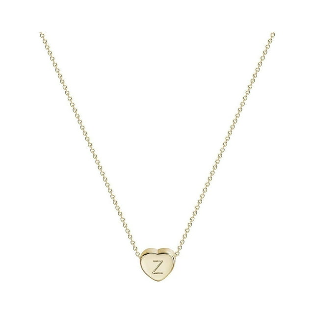 Collar para mujer, joyería para mujer, joyería de moda para mujer, regalo para mujer, 26 collares con colgante de cadena con nombre y letras en inglés, joyería, collares de moda.