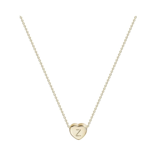 Collar para mujer, joyería para mujer, joyería de moda para mujer, regalo para mujer, 26 collares con colgante de cadena con nombre y letras en inglés, joyería, collares de moda.