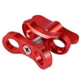 thumbnail image 2 of 3x Camera Diving Lights Ball Butterfly Clip Arm Clamp Mount For Hero 3+/4/5 Gitup Sj6000 Camera Red, 2 of 2
