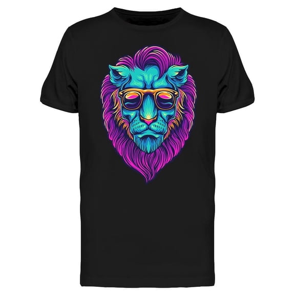 Cool Lion T-Shirt Men -Image by Shutterstock, Male XX-Large