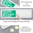 thumbnail image 4 of Clean Dirty Dishwasher Magnet, Dishwasher Magnet Clean Dirty Sign, Double Sided Dishwasher Magnet Indicator for Non-Magnetic Dishwashers, Laundry (White), 4 of 7