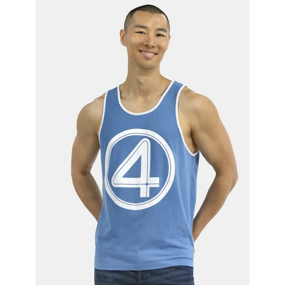Fantastic Four, Men's & Big Men's Graphic Tank Top, Fantastic Four Logo, Sizes S-3XL