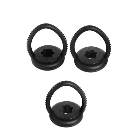 Billiard Pool Cue Hanger Holder, Black, Pack of 3
