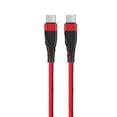 thumbnail image 7 of Bemz USB C Cable, Heavy Duty USB C to USB C Cable (3 Pack, 3 Feet), 60W/3A Power Delivery Charger Cable for Cricket Outlast - Red, 7 of 7