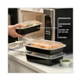 thumbnail image 6 of Pactiv Evergreen Newspring Versatainer Microwavable Containers, 24 oz, 5 x 7.25 x 2, Black/Clear, Plastic, 150/Carton, 6 of 6