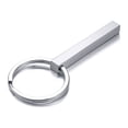 thumbnail image 5 of Pretyzoom 1Pcs Small Keyring Simple Design Stainless Steel Keychain for Everyday Use Men Women, 5 of 8