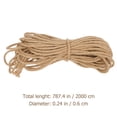 thumbnail image 5 of CIMAXIC Jute Rope 1 Set of Party Hemp Ropes Decorative Jute Twines Handworked Jute Ropes,787.4"X0.24"X0.24", 5 of 5