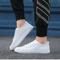 thumbnail image 4 of Women's Play Fashion Sneaker White Color Washed and Leopard Canvas Slip on Shoes, 4 of 10
