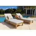 thumbnail image 6 of Rimini 15-Piece Teak Wood Outdoor Patio Furniture Combination Set w/Sectional Set, Dining Set, and Chaise Lounge Set, 6 of 7