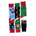 thumbnail image 3 of Christmas Socks for Men&Women, 6 Pack Mens Christmas Socks, Xmas Crew Socks US Size 6-13(Style 02), 3 of 4