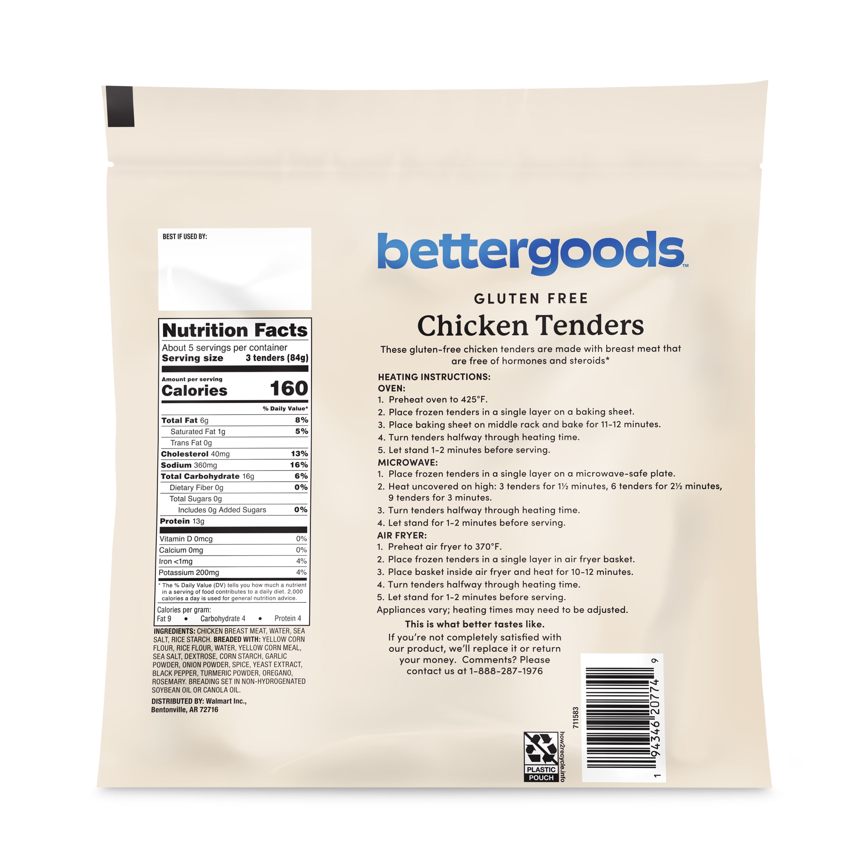 bettergoods Gluten Free Chicken Tenders, 16 oz