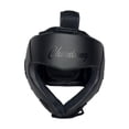 thumbnail image 1 of Casco de entrenamiento de boxeo Casco transpirable en la frente del engranaje y la protección del oído para los entusiastas MMA SANDA Men Wrestling Negro, 1 of 8