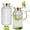 2pc pitchers+2pc 18.3oz cups, variant on BIBEARBIBEAR 2/4 PACK Glass Pitcher With Lid, 68 Oz/ 2 Liter Classic Vertical Stripes Water Pitcher, Glass Water Carafe For Cold Brew, Coffee, Lemonade, Iced Sun Tea, Beverage, Milk, Heat Resistant